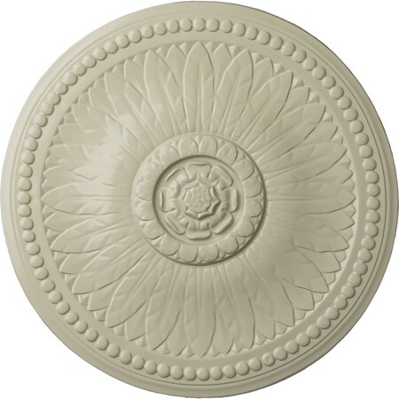 Bailey Ceiling Medallion (Fits Canopies Up To 4), Hand-Painted Clear Yellow, 18 1/8OD X 3/4P